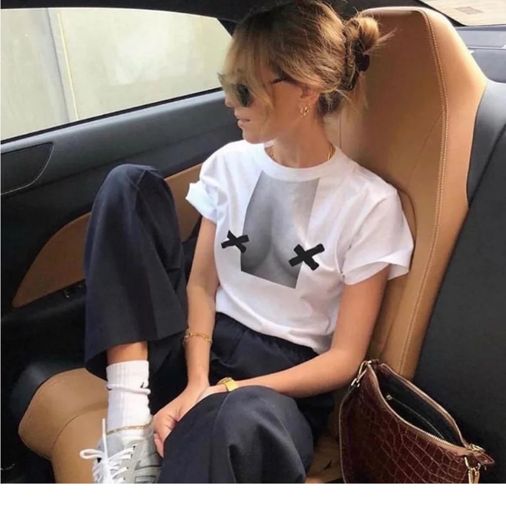 X white shirt